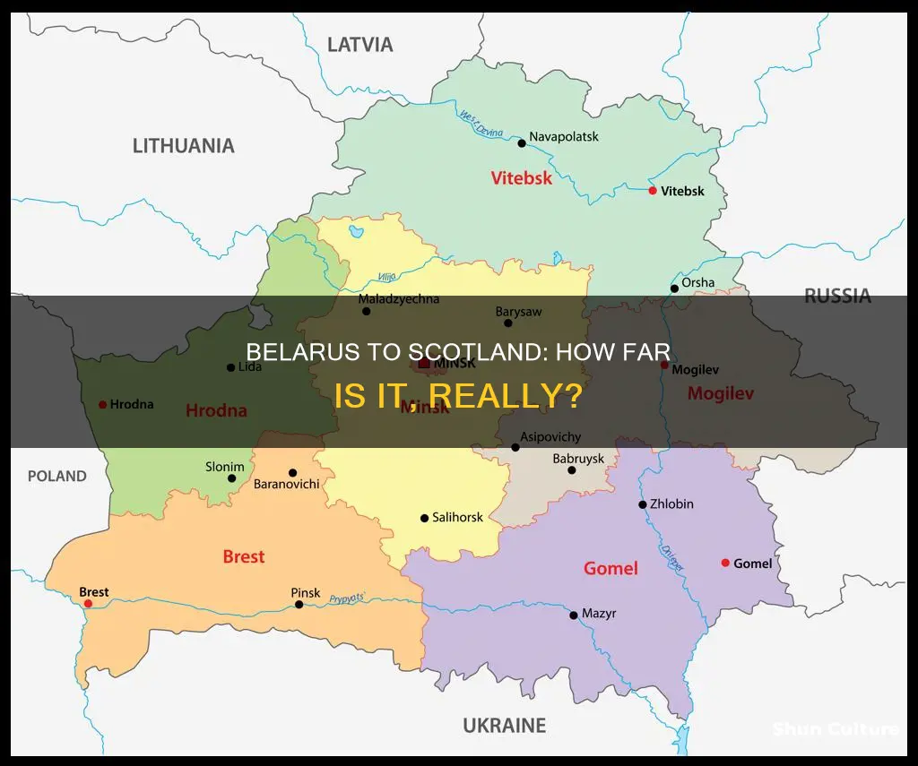 how far is belarus from scotland