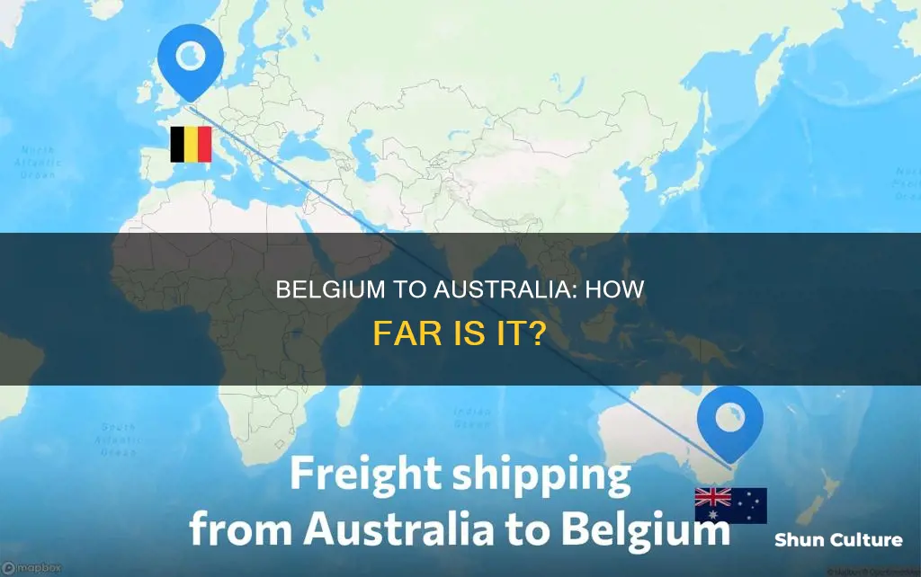 how far is belgium from australia