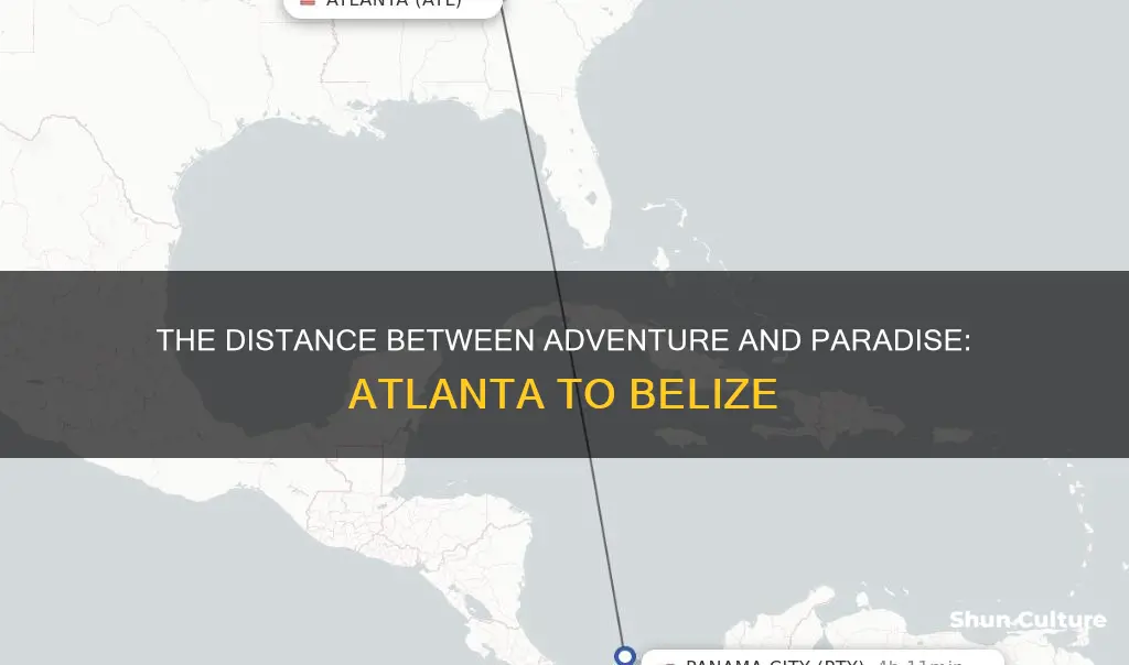 how far is belize from atlanta