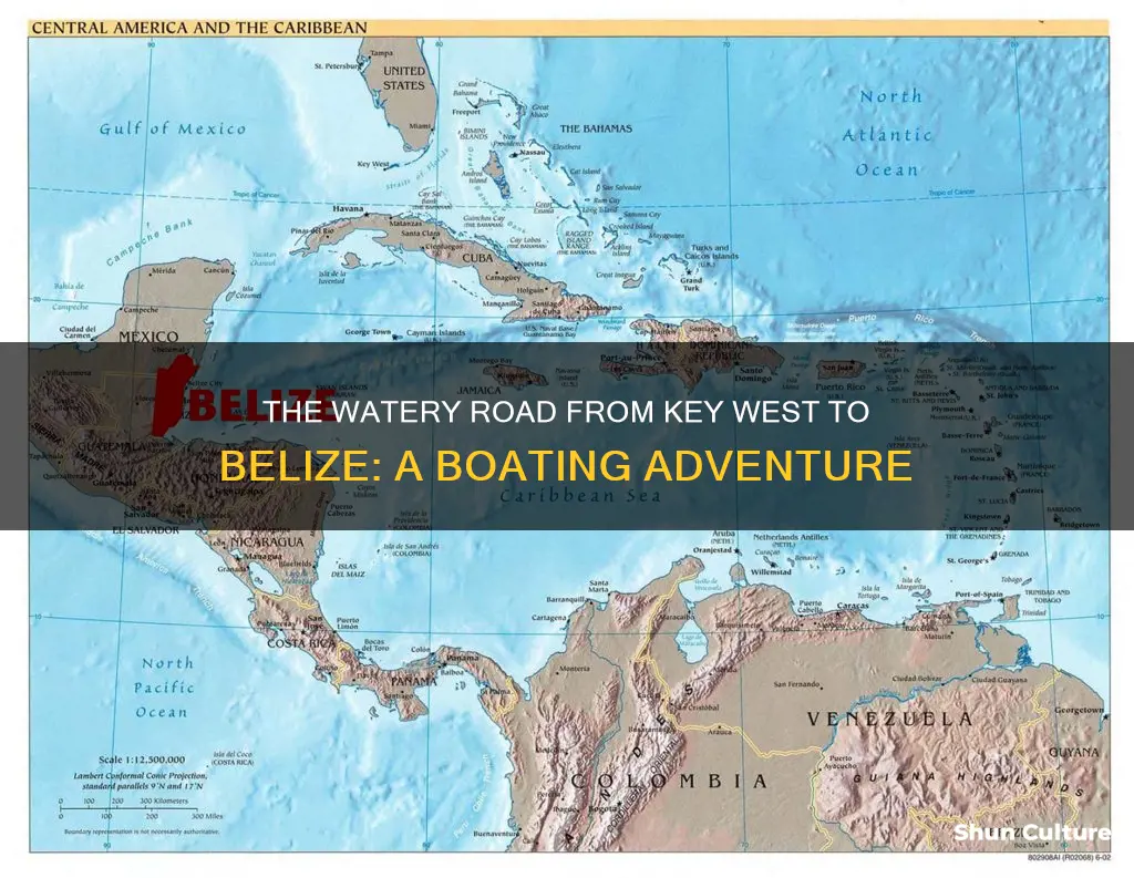 how far is belize from key west by boat