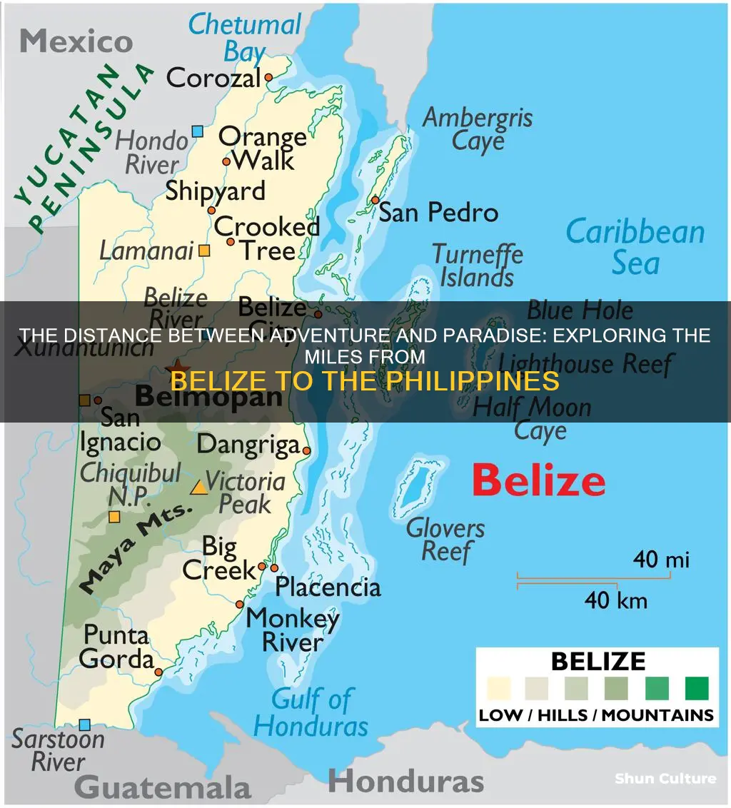 how far is belize from the philippines