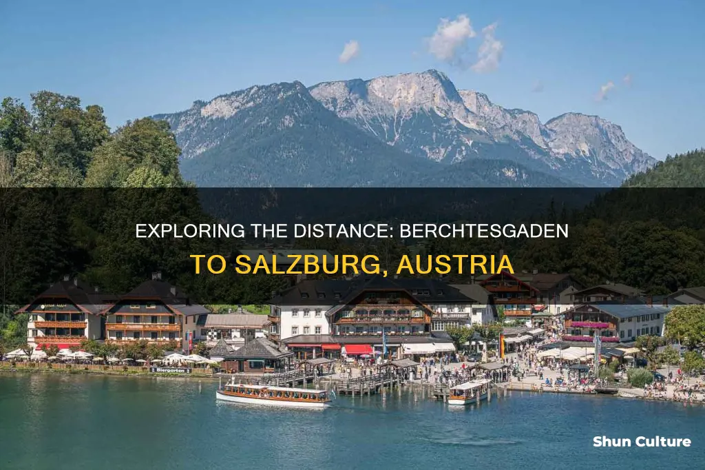 how far is berchtesgaden from salzburg austria