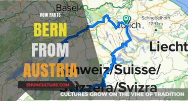 Exploring the Distance: Bern to Austria's Border