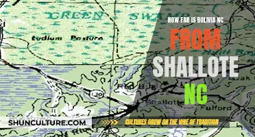 Bolivia to Shallotte, NC: How Far Is It?