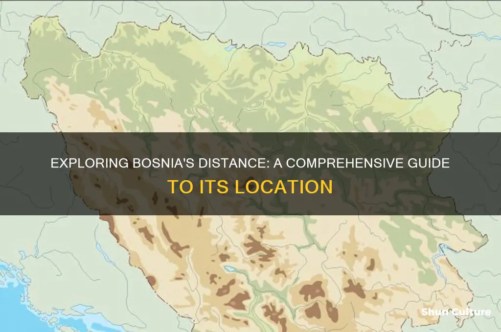 how far is bosnia