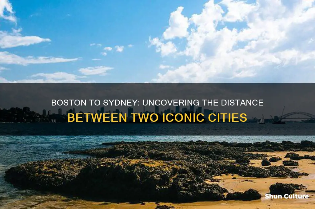 how far is boston ma from sydney australia