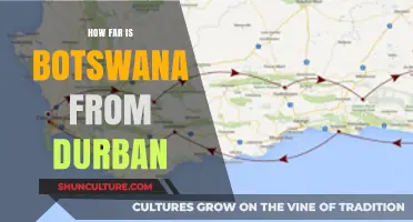 Distance from Durban to Botswana: Travel Time and Routes Explained