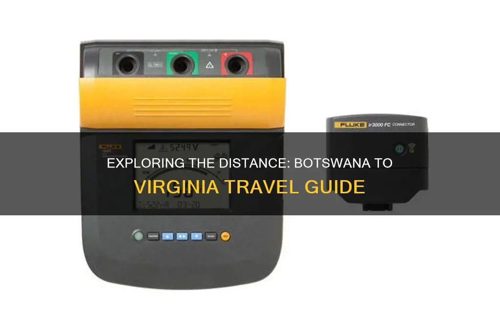 how far is botswana from virginia