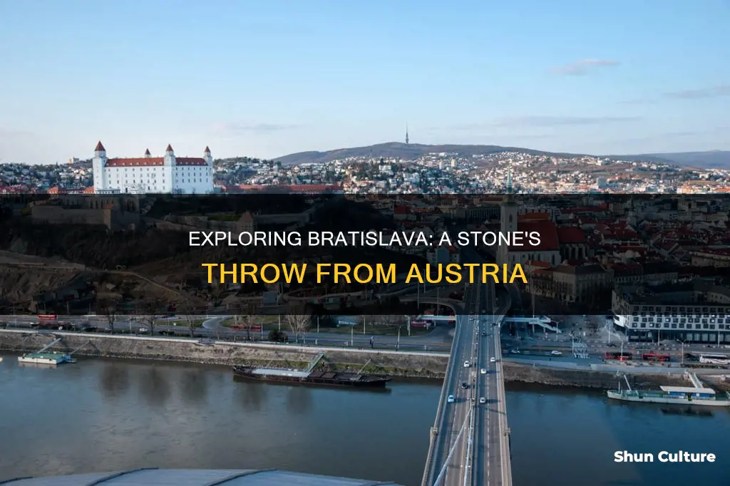 how far is bratislava sk from austria