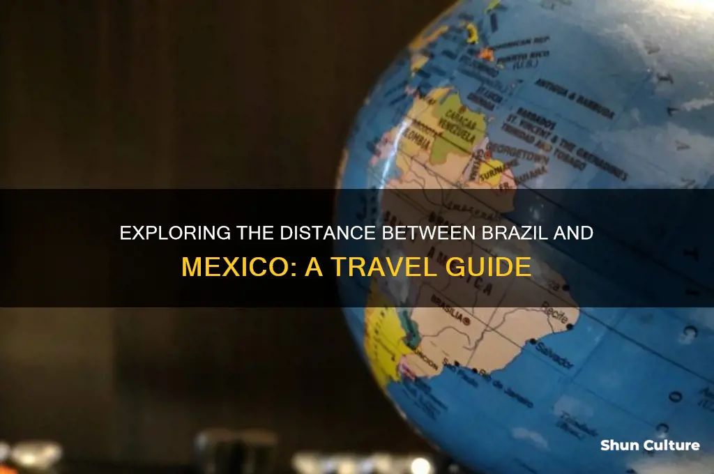how far is brazil country from mexico