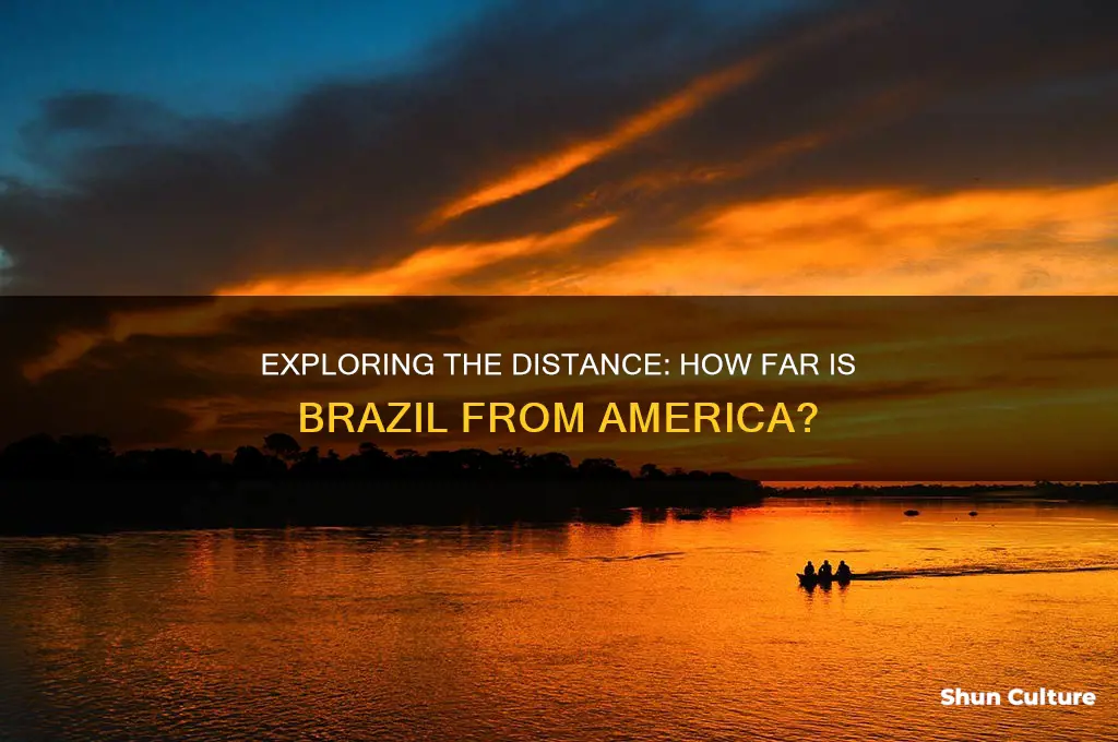 how far is brazil from america