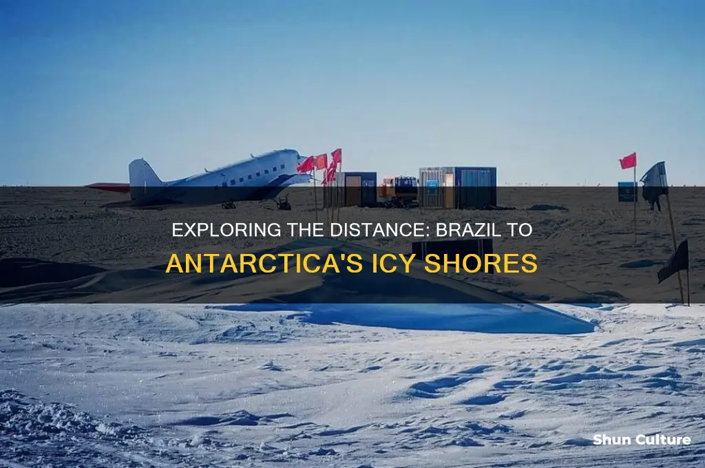 how far is brazil from antarctica