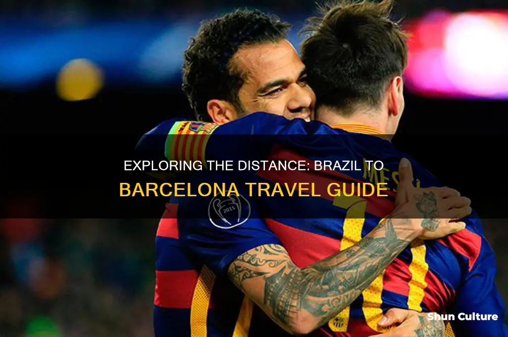 how far is brazil from barcelona