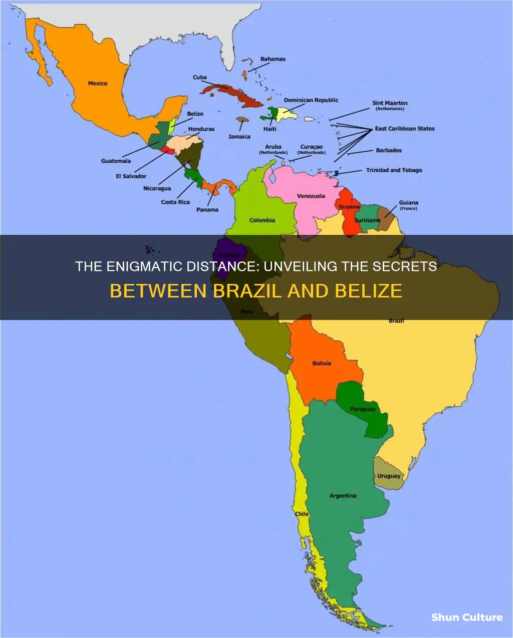 how far is brazil from belize