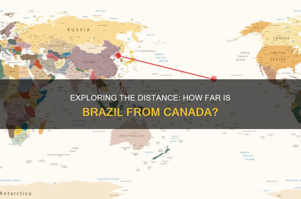 how far is brazil from canada