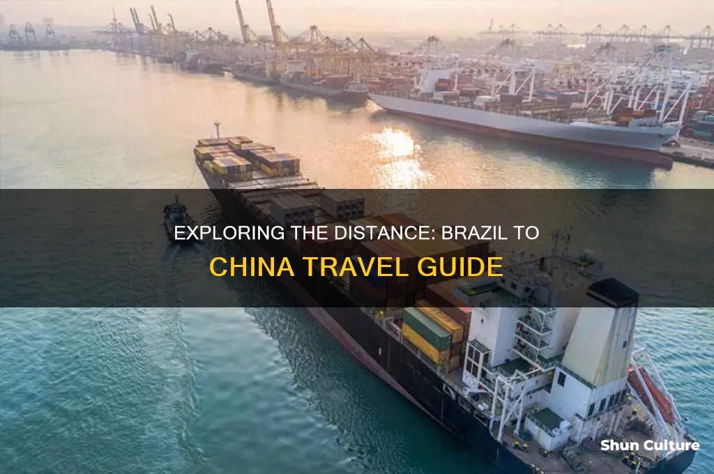 how far is brazil from china