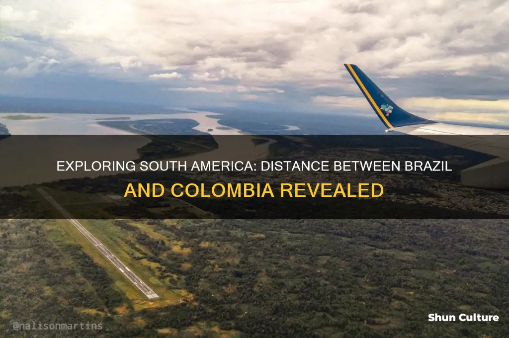 how far is brazil from colombia