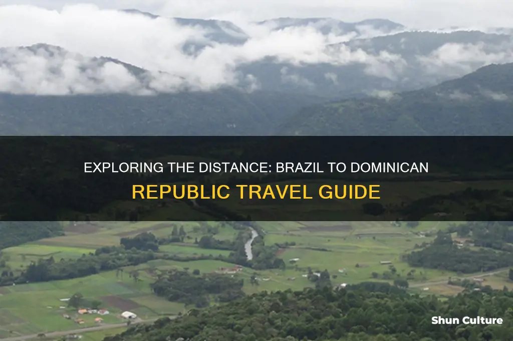 how far is brazil from dominican republic