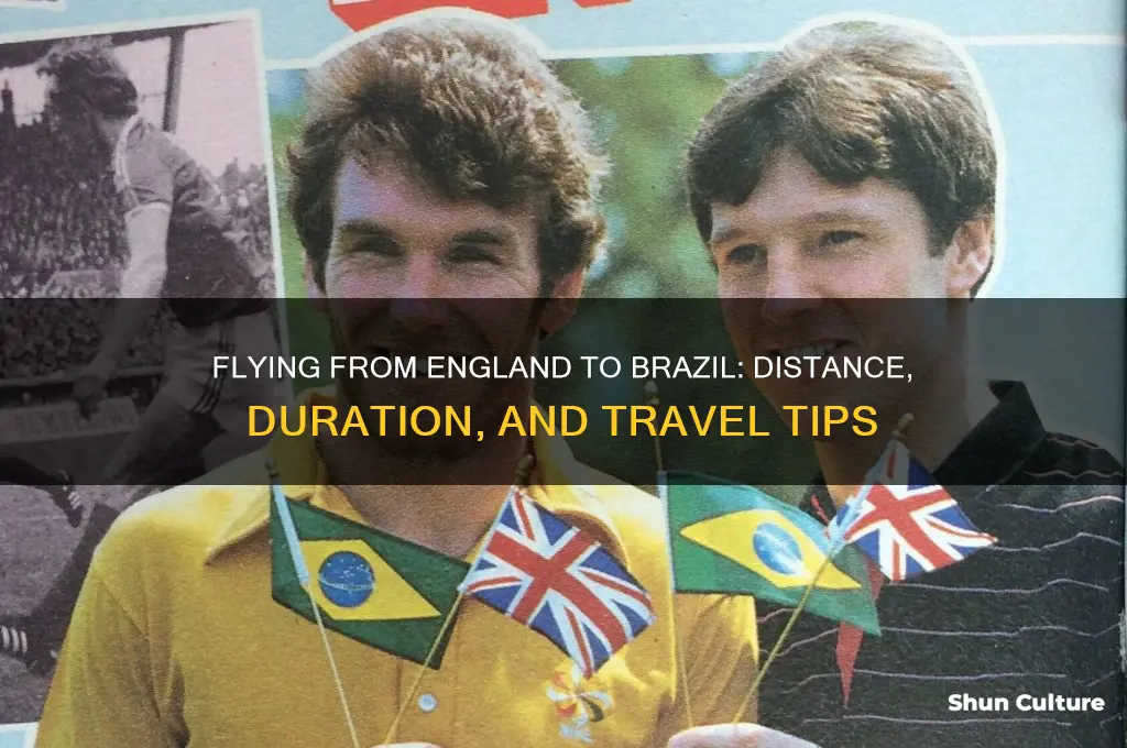 how far is brazil from england on a plane