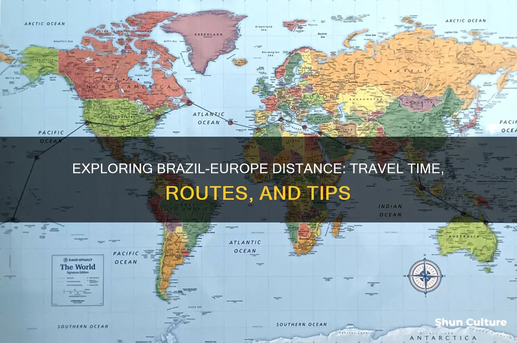 how far is brazil from europe