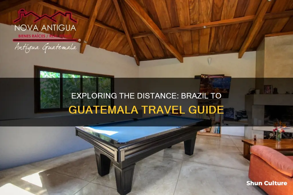 how far is brazil from guatemala