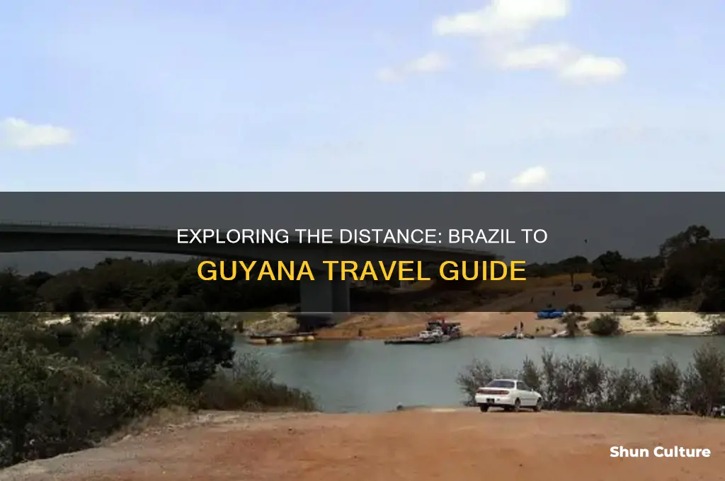 how far is brazil from guyana