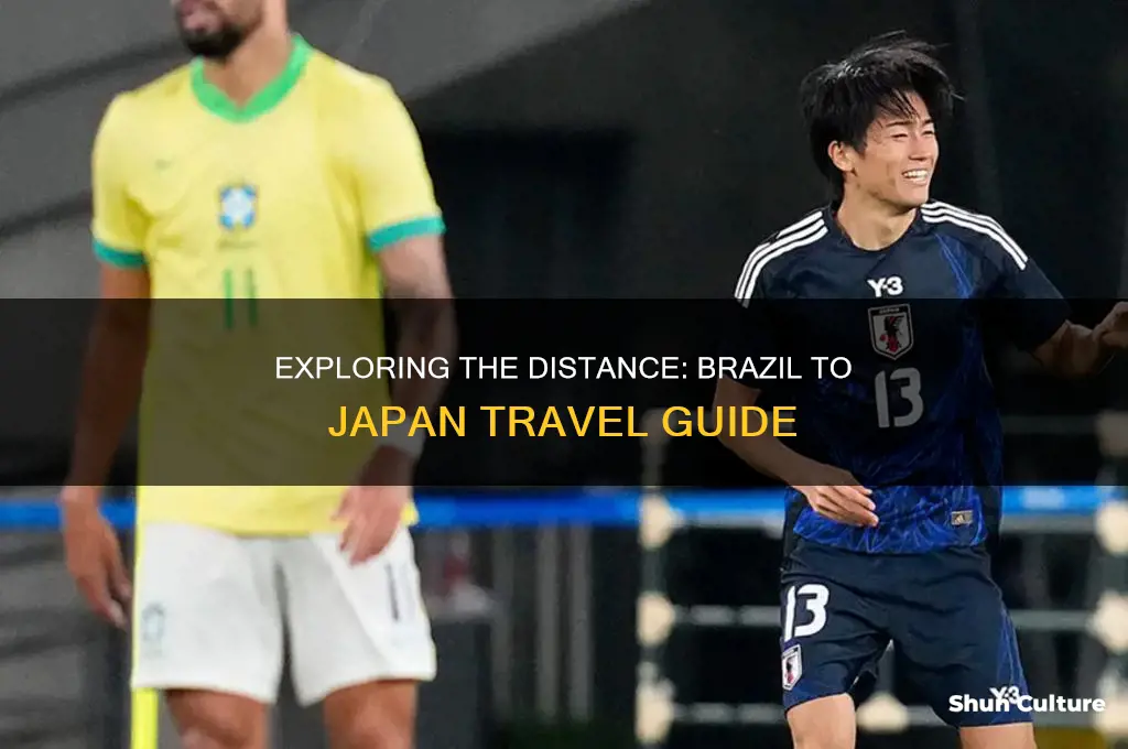 how far is brazil from japan