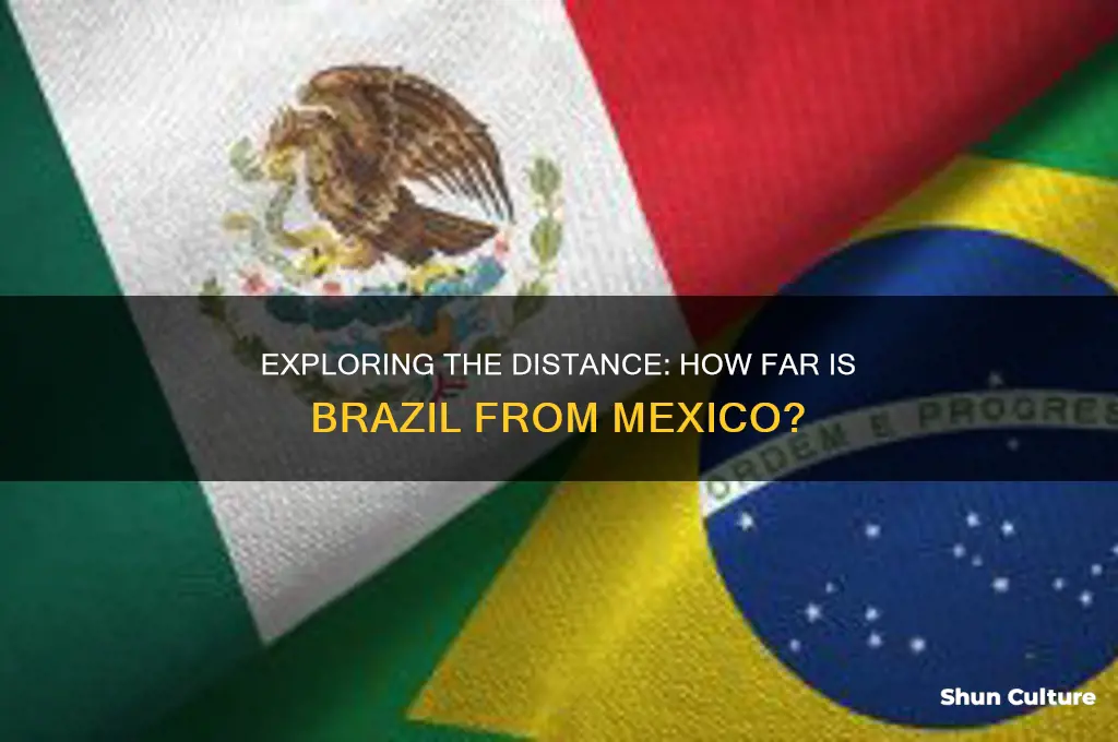 how far is brazil from mexico