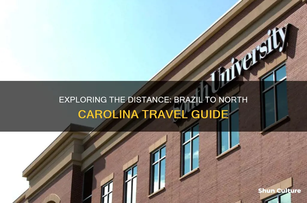 how far is brazil from north carolina