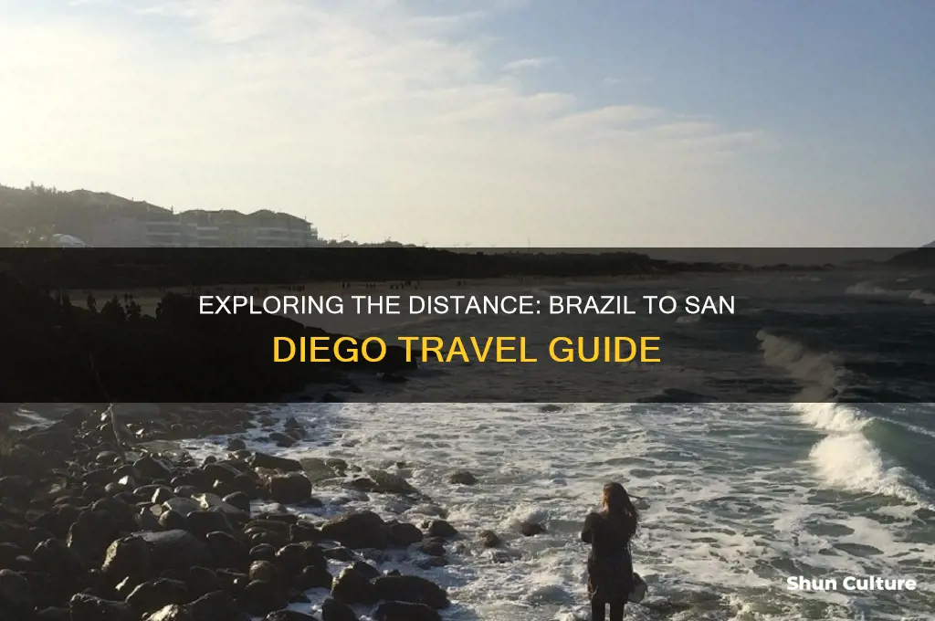 how far is brazil from san diego