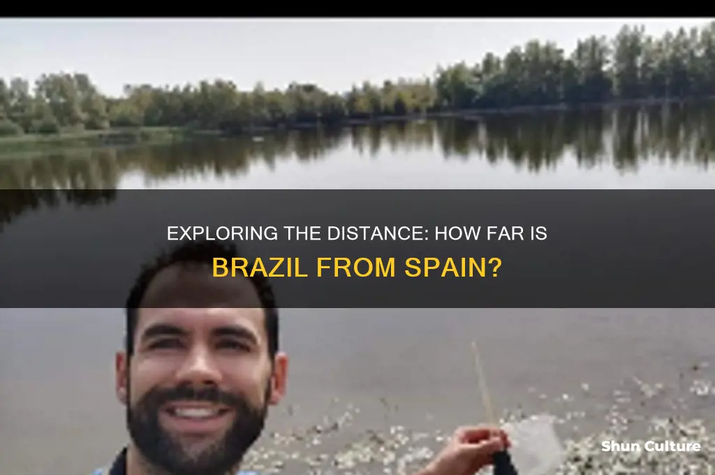 how far is brazil from spain