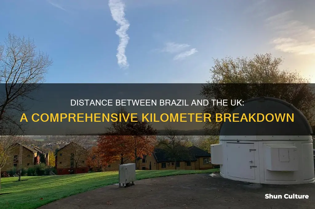 how far is brazil from uk in km