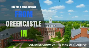 Distance from Brazil, Indiana to Greencastle: A Quick Guide