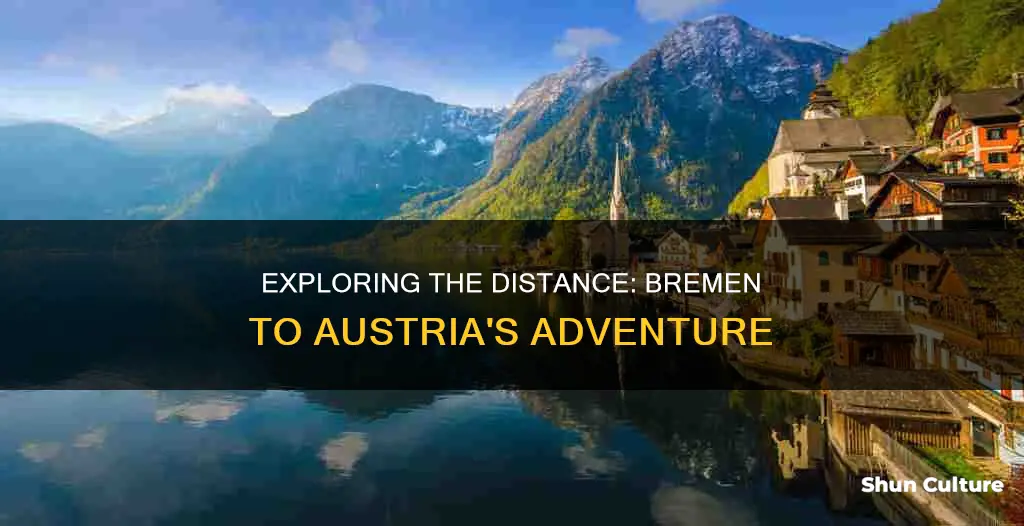 how far is bremen to austria