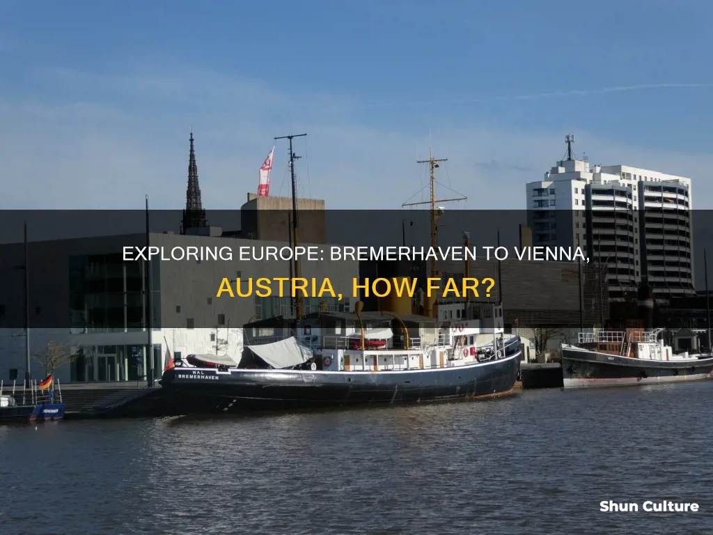 how far is bremerhaven from vienna austria