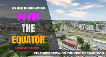 Brisbane's Distance Trek from the Equator