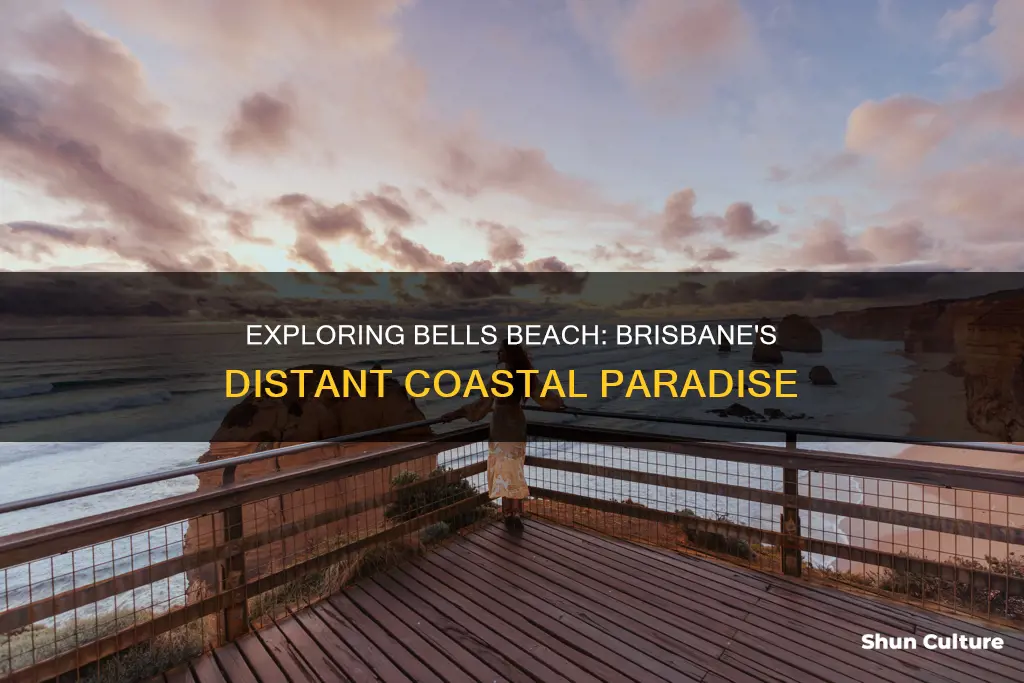 how far is brisbane from bells beach australia