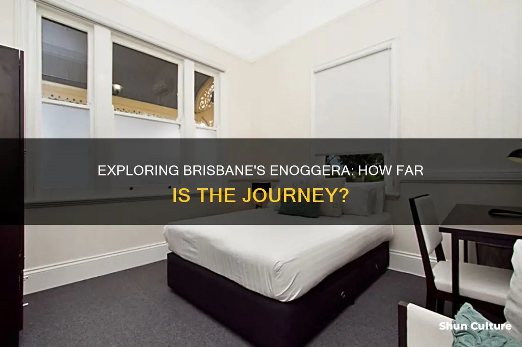 how far is brisbane from enoggera australia
