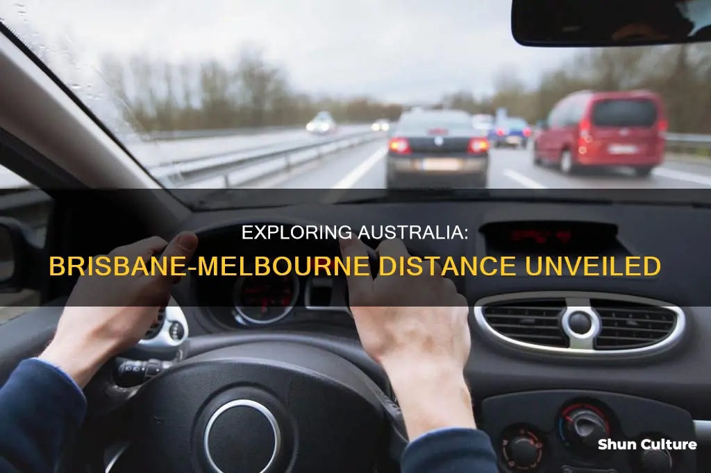 how far is brisbane from melbourne australia