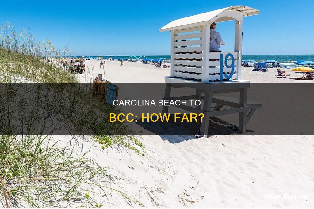 how far is brunswick community college from carolina beach