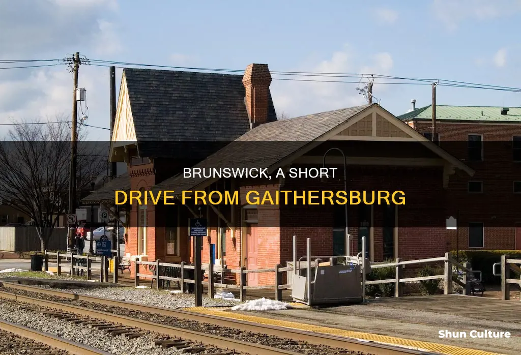 how far is brunswick from gaithersburg md