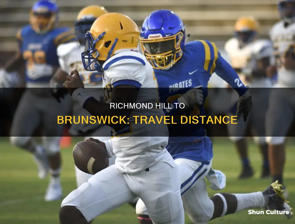 how far is brunswick from richmond hill