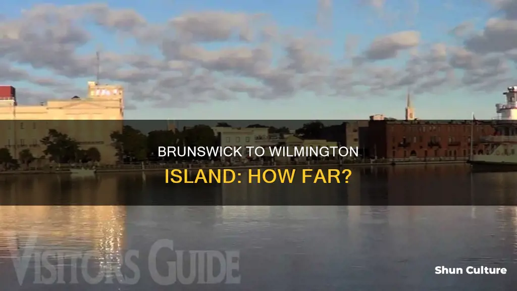 how far is brunswick from wilmington island