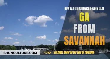 Golden Isles to Savannah: How Far?
