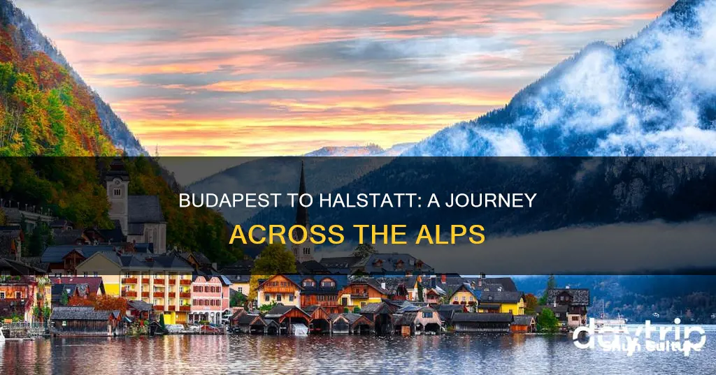 how far is budapest from halstatt austria