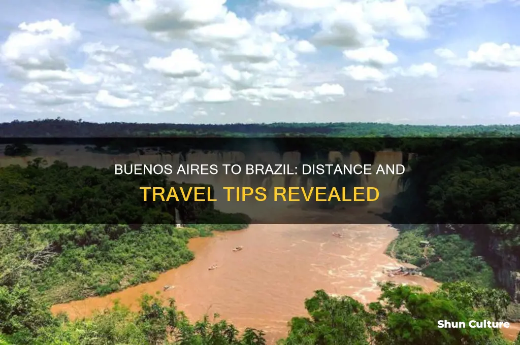 how far is buenos aires from brazil