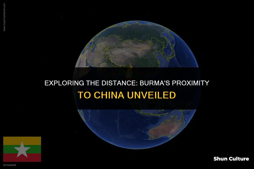 how far is burma from china