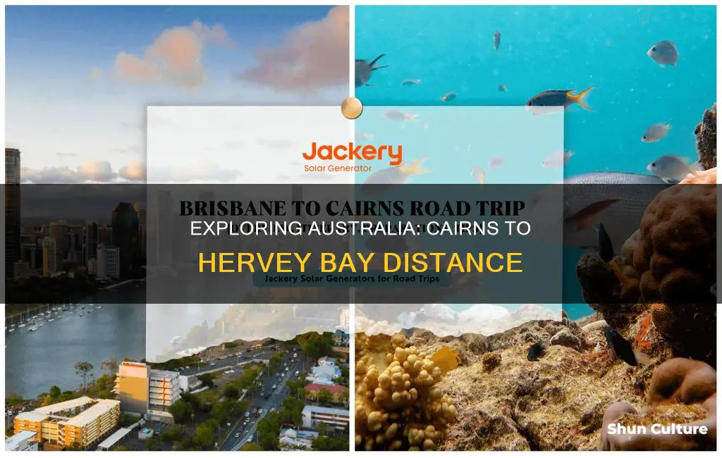 how far is cairns from hervey bay australia