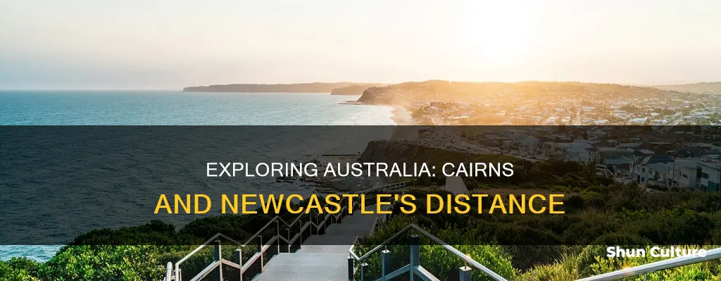 how far is cairns from newcastle australia