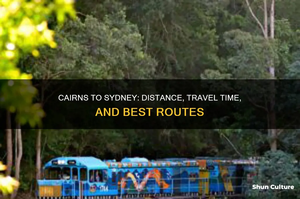 how far is cairns from sydney australia